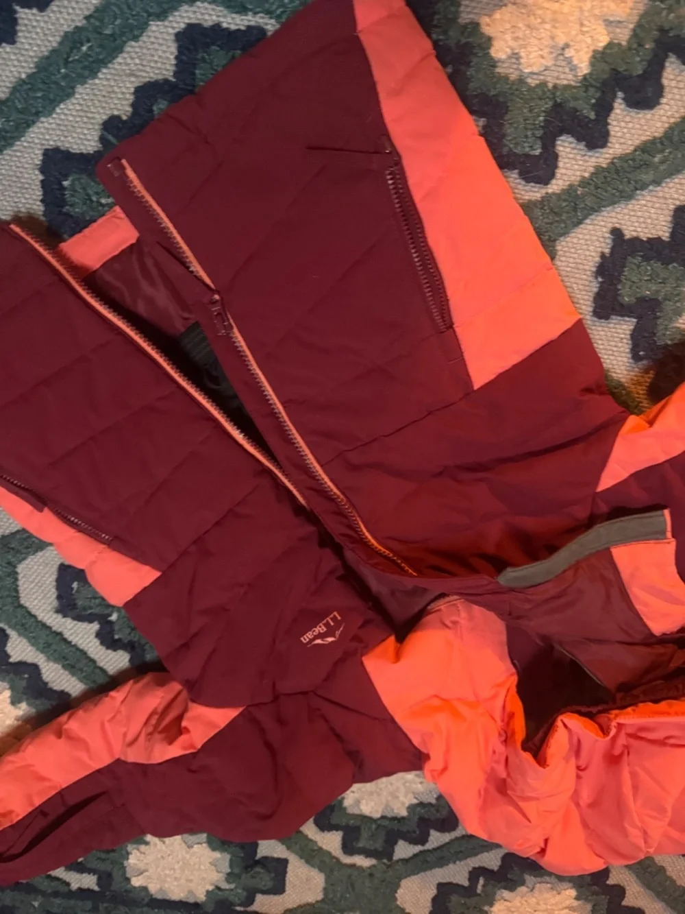 Winter kids bundle LL Bean Summit jacket with LL bean goose down Snow Bibs  Jack